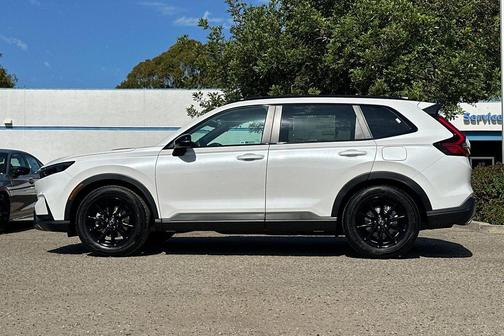 Platinum White Pearl 2026 Honda CR-V Hybrid Sport-L