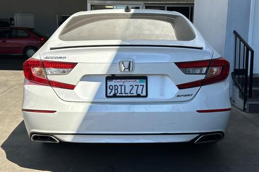 Platinum White Pearl 2022 Honda Accord Sport 1.5T