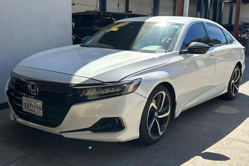 Platinum White Pearl 2022 Honda Accord Sport 1.5T