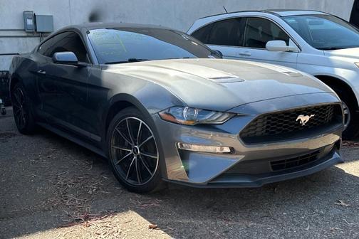 Carbonized Gray Metallic 2021 Ford Mustang EcoBoost Premium