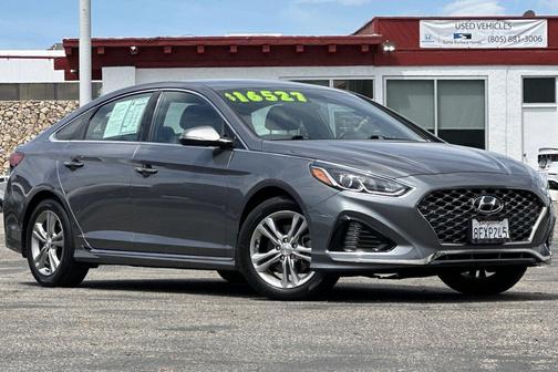 Machine Gray 2018 Hyundai SONATA Sport+