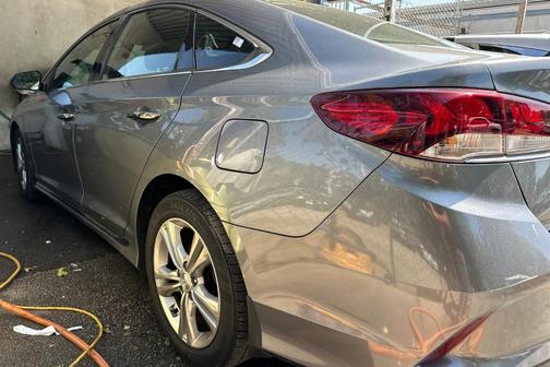 Machine Gray 2018 Hyundai SONATA Sport+