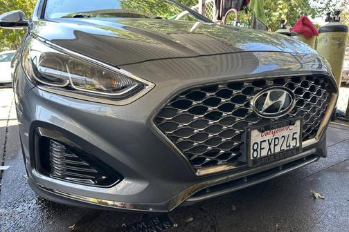 Machine Gray 2018 Hyundai SONATA Sport+
