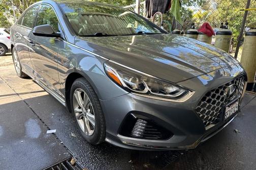 Machine Gray 2018 Hyundai SONATA Sport+