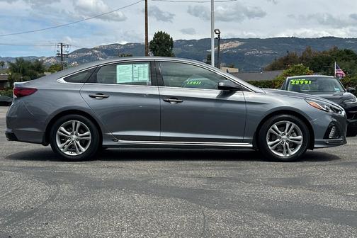 Machine Gray 2018 Hyundai SONATA Sport+