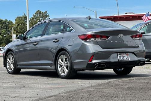 Machine Gray 2018 Hyundai SONATA Sport+