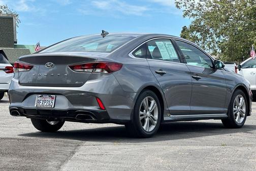 Machine Gray 2018 Hyundai SONATA Sport+