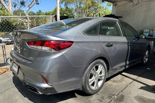 Machine Gray 2018 Hyundai SONATA Sport+
