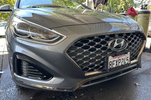 Machine Gray 2018 Hyundai SONATA Sport+