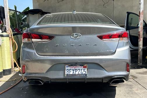 Machine Gray 2018 Hyundai SONATA Sport+