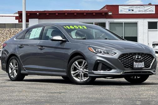 Machine Gray 2018 Hyundai SONATA Sport+