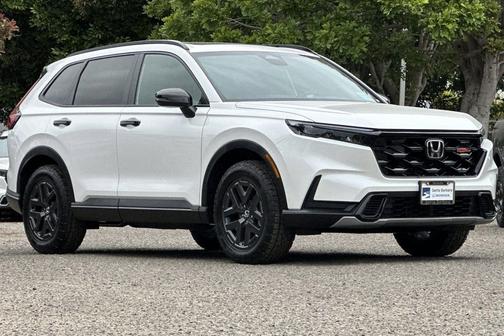 Platinum White 2026 Honda CR-V Hybrid TrailSport