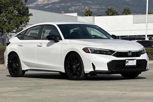 Platinum White Pearl 2026 Honda Civic Sport