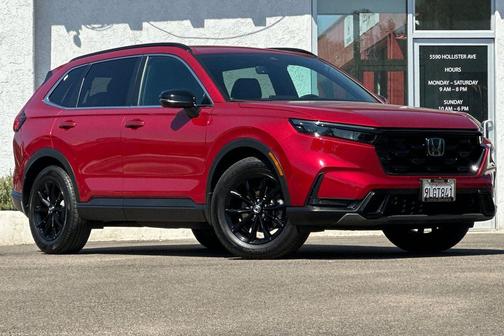 Radiant Red Metallic 2024 Honda CR-V Hybrid Sport-L