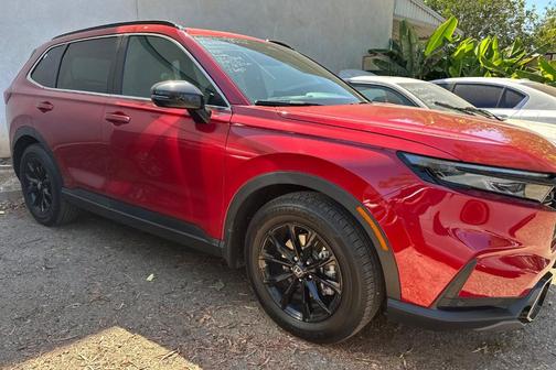 Radiant Red Metallic 2024 Honda CR-V Hybrid Sport-L