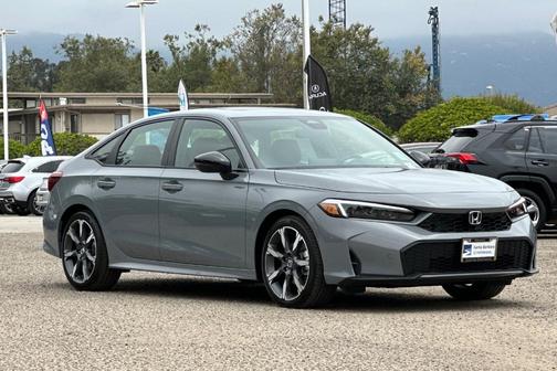 Urban Gray Pearl 2026 Honda Civic Hybrid Sport Touring