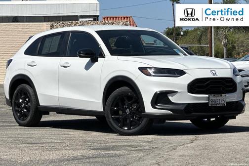 Platinum White Pearl 2024 Honda HR-V Sport