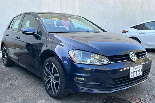 Night Blue Metallic 2015 Volkswagen Golf Auto TSI SE