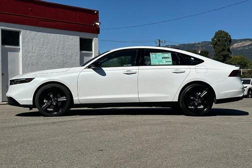 Platinum White Pearl 2026 Honda Accord Hybrid Sport-L