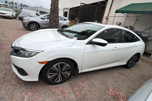White Orchid Pearl 2017 Honda Civic EX-L