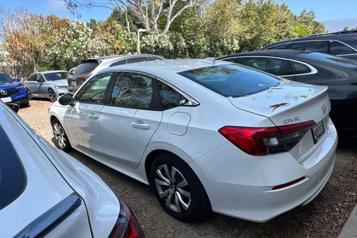 Platinum White Pearl 2023 Honda Civic LX