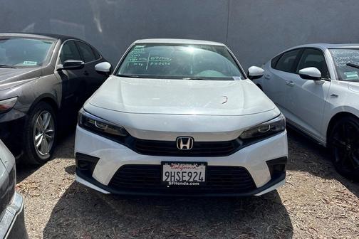 Platinum White Pearl 2023 Honda Civic LX