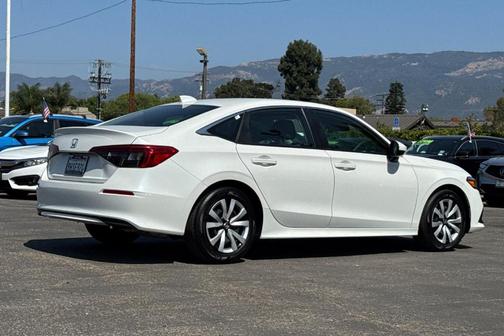Platinum White Pearl 2023 Honda Civic LX