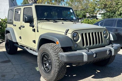 Billet Silver Metallic Clearcoat 2016 Jeep Wrangler Unlimited Sport