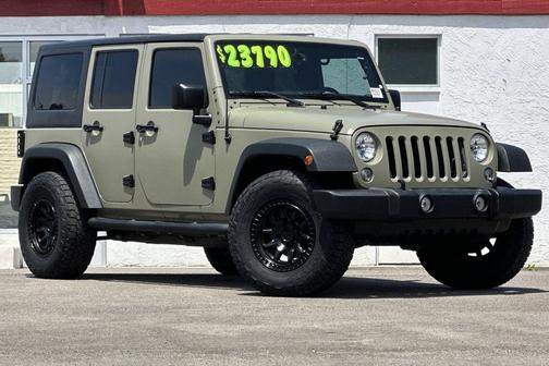 Billet Silver Metallic Clearcoat 2016 Jeep Wrangler Unlimited Sport