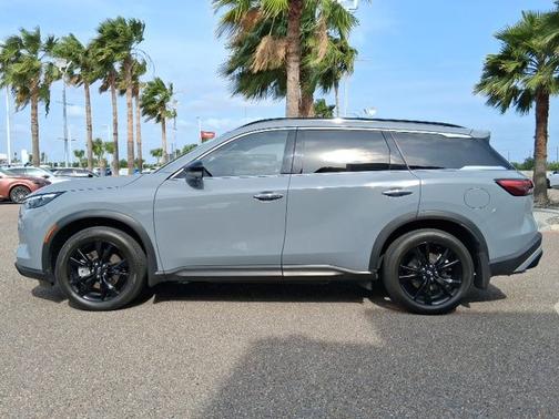Harbor Gray 2025 INFINITI QX60 LUXE