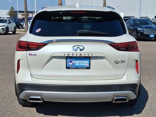 Majestic White 2022 INFINITI QX50 SENSORY