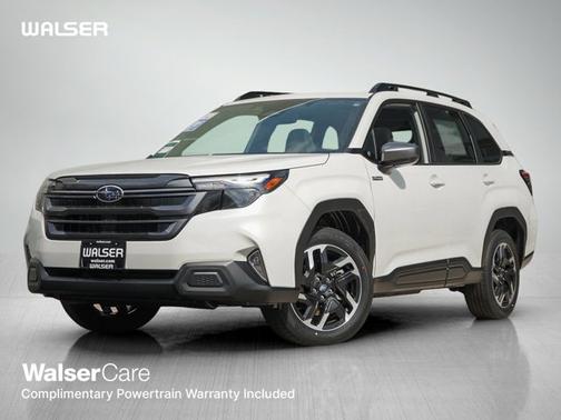 Crystal White Pearl 2026 Subaru Forester Premium Hybrid