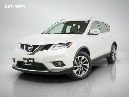 Pearl White 2015 Nissan Rogue SL