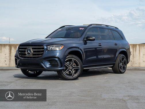 Twilight Blue Metallic 2024 Mercedes-Benz GLS 450 4MATIC