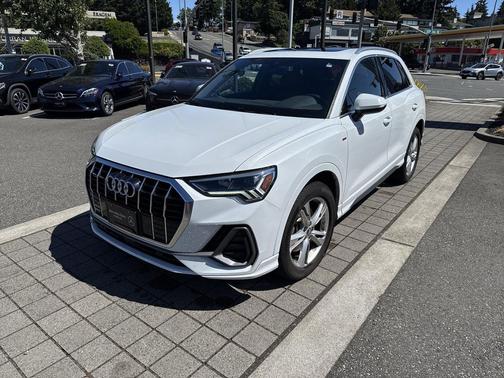 Glacier White Metallic 2020 Audi Q3 45 S line Premium Plus
