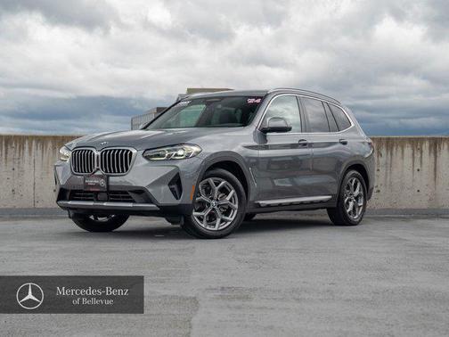 Skyscraper Grey Metallic 2024 BMW X3 xDrive30i
