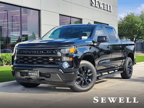Black 2024 Chevrolet Silverado 1500 Custom