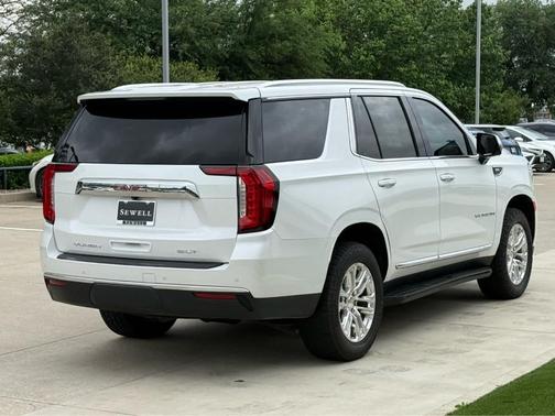 White Frost Tri-Coat 2021 GMC Yukon SLT
