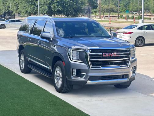 Satin Steel Metallic 2021 GMC Yukon XL SLT