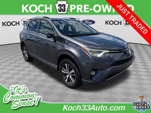 Gray 2018 Toyota RAV4 XLE