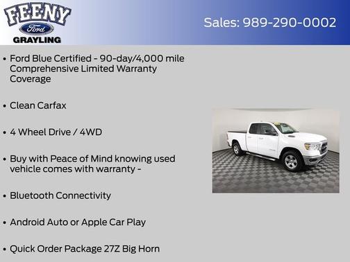 2020 RAM 1500 BIG HORN/LONE STAR