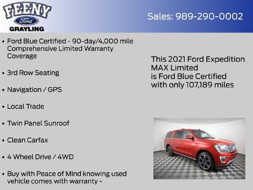RAPID RED MET TINTED CC 2021 Ford Expedition LIMITED