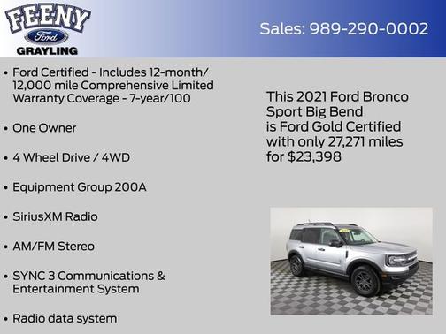 2021 Ford Bronco Sport BIG BEND