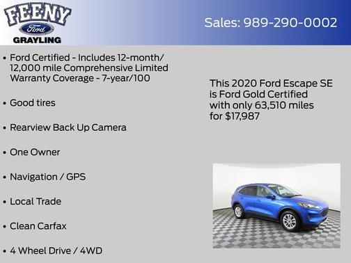 2020 Ford Escape SE