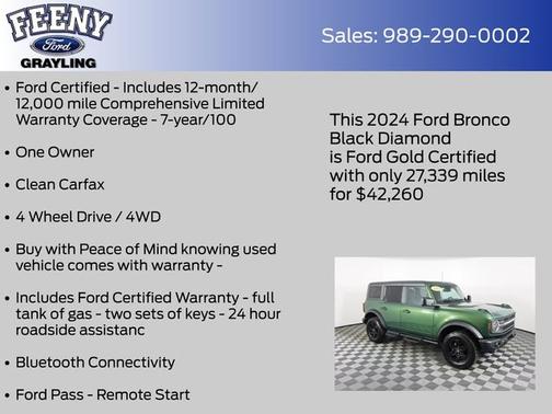 2024 Ford Bronco BLACK DIAMOND