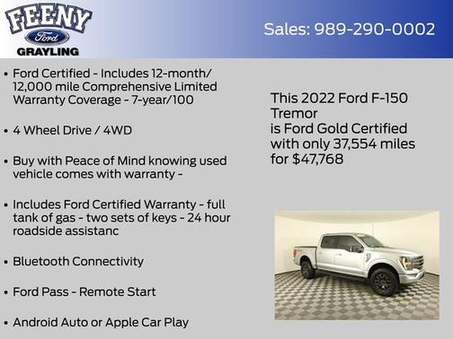 2022 Ford F-150 TREMOR