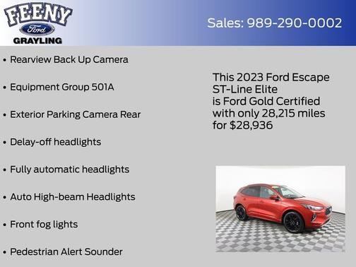 2023 Ford Escape ST-LINE ELITE