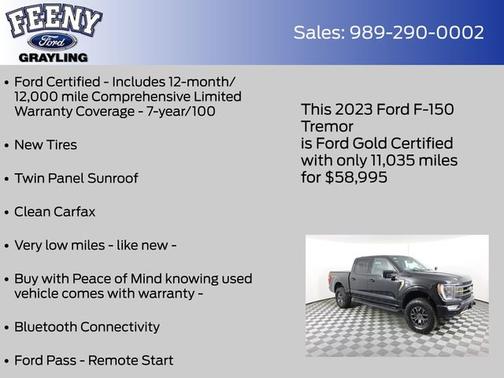 2023 Ford F-150 TREMOR