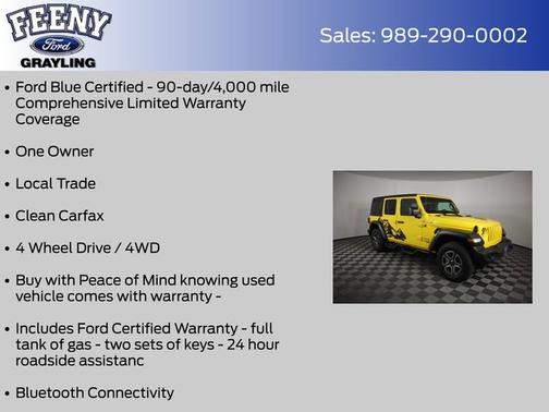 Baja Yellow Clearcoat 2020 Jeep Wrangler Unlimited SPORT