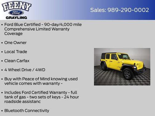 Baja Yellow Clearcoat 2020 Jeep Wrangler Unlimited SPORT